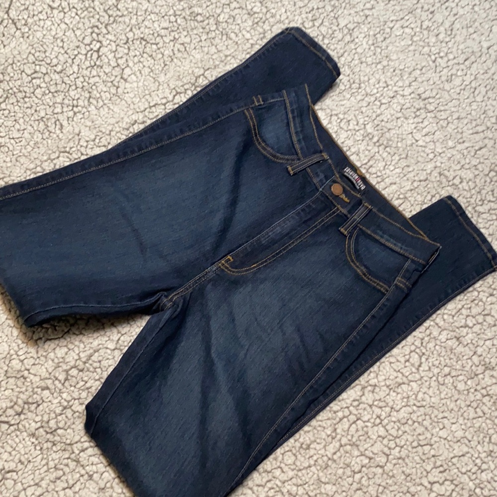 FASHION NOVA DARK WASH HIGH WAISTED JEANS